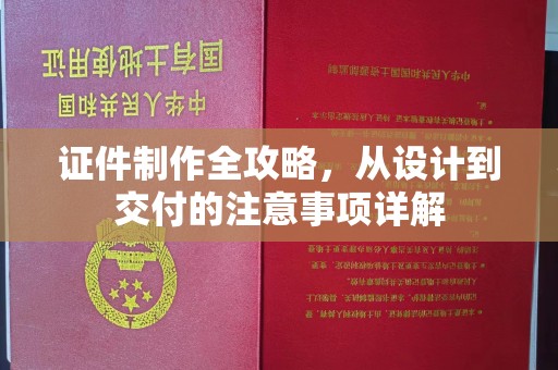 岚皋证件制作全攻略，从设计到交付的注意事项详解