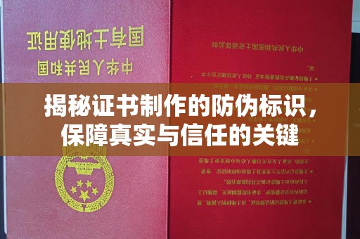岚皋揭秘证书制作的防伪标识，保障真实与信任的关键